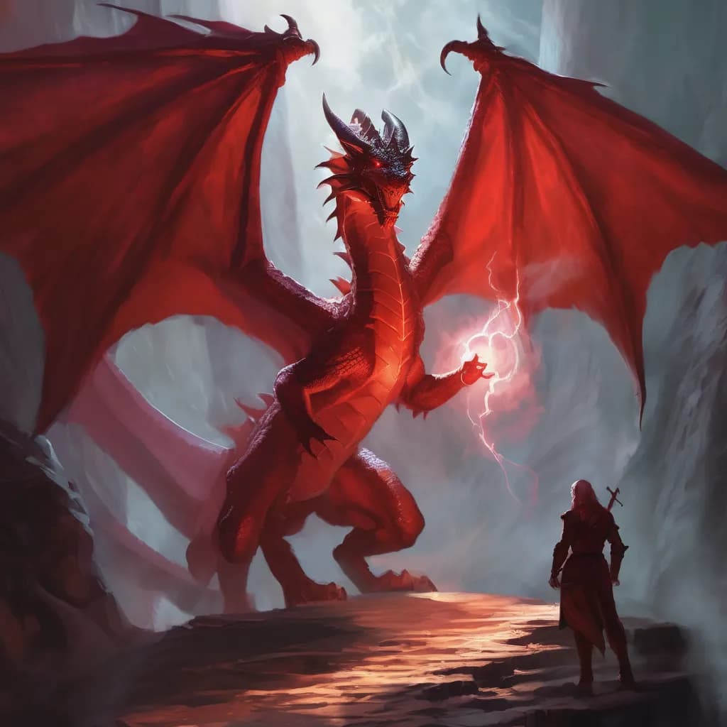 Red Dragons in Dungeons & Dragons: Names and Lore