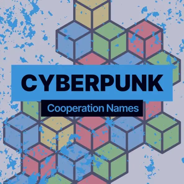 Cyberpunk Corporation Names